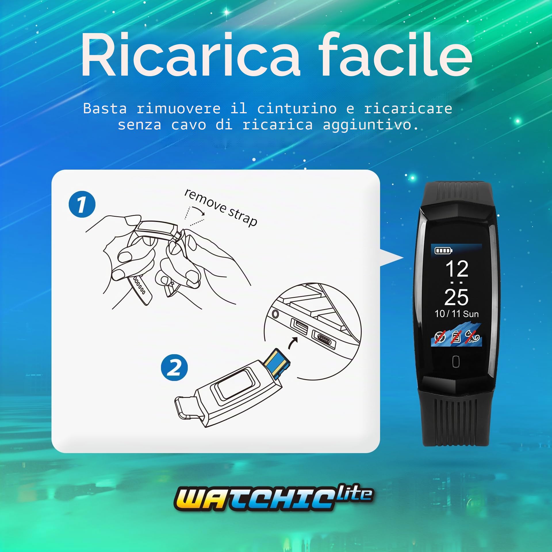 Brook Watchic Lite – Dispositivo auto catcher tascabile con portachiavi, impermeabile IPX7, display a colori da 0,96", accessorio per Pocket Monster