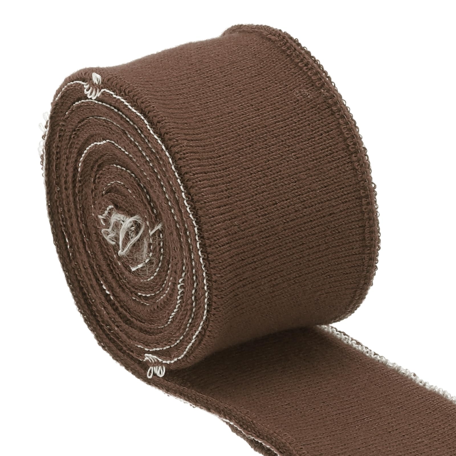 Rebower 3.5cm x 80m Elastic Cuffs for Sewing Knitted Ribbed Cotton Fabric Sleeves Waistband Ribbed Trim - Image 4