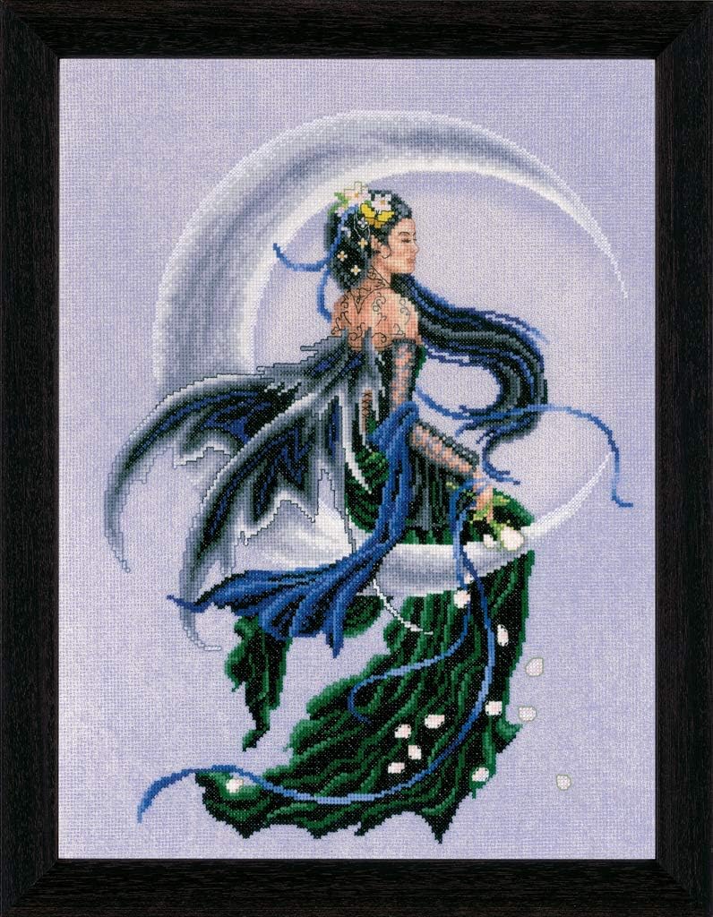 Vervaco Solace Printed Fantasy Fairy Counted Cross Stitch Kit