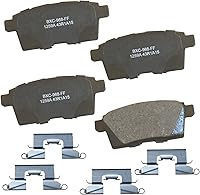 Vista 203 de Pastillas de freno traseras cerámicas Bendix Premium SBC1337 para Cadillac CTS 2014-2008, SRX 2016-2010, Chevrolet Camaro 2015-2010, Saab 9-4X 2011