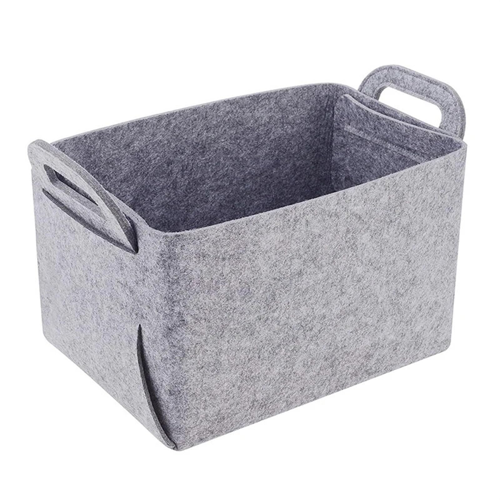Laundry Basket Foldable Felt Storage Dirty Clothes for Dorm and Family