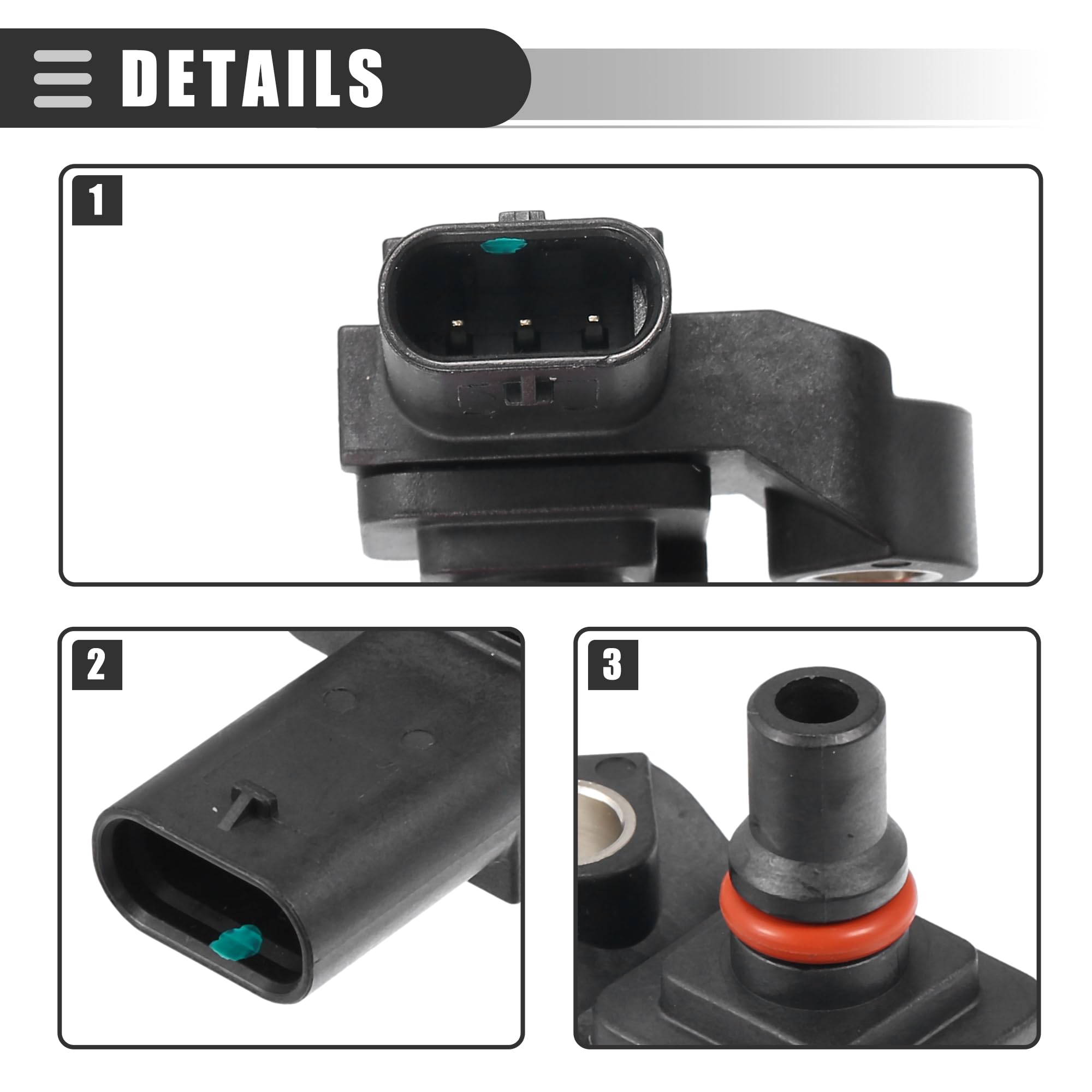 Intake Manifold Absolute Boost Pressure MAP Sensor For BMW E38 E39 E46 E53 X5 3 0d