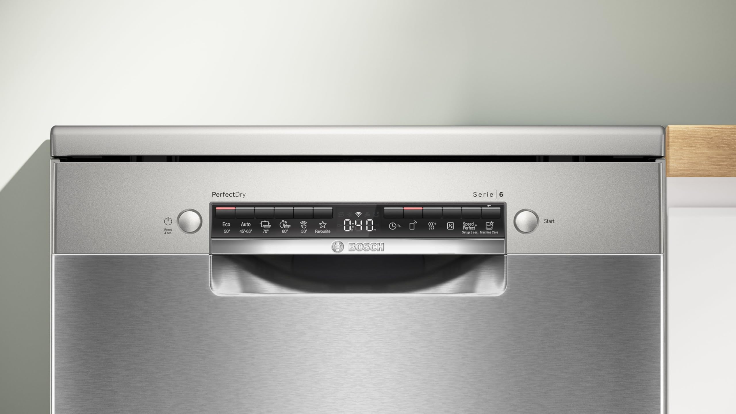 BOSCH, Lavavajillas, Libre instalación, 60 cm, Acero antihuellas, SMS6ZCI10E