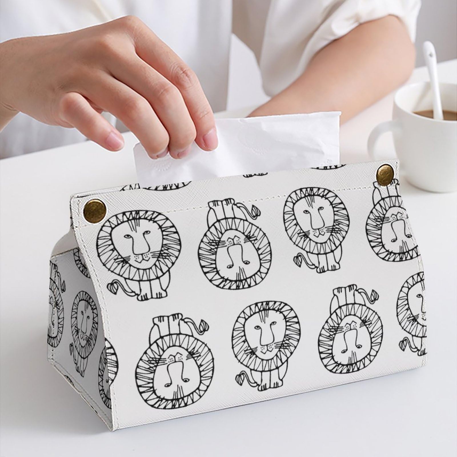 Amazon｜ティッシュケース おしゃれ PUレザー リサ ラーソン