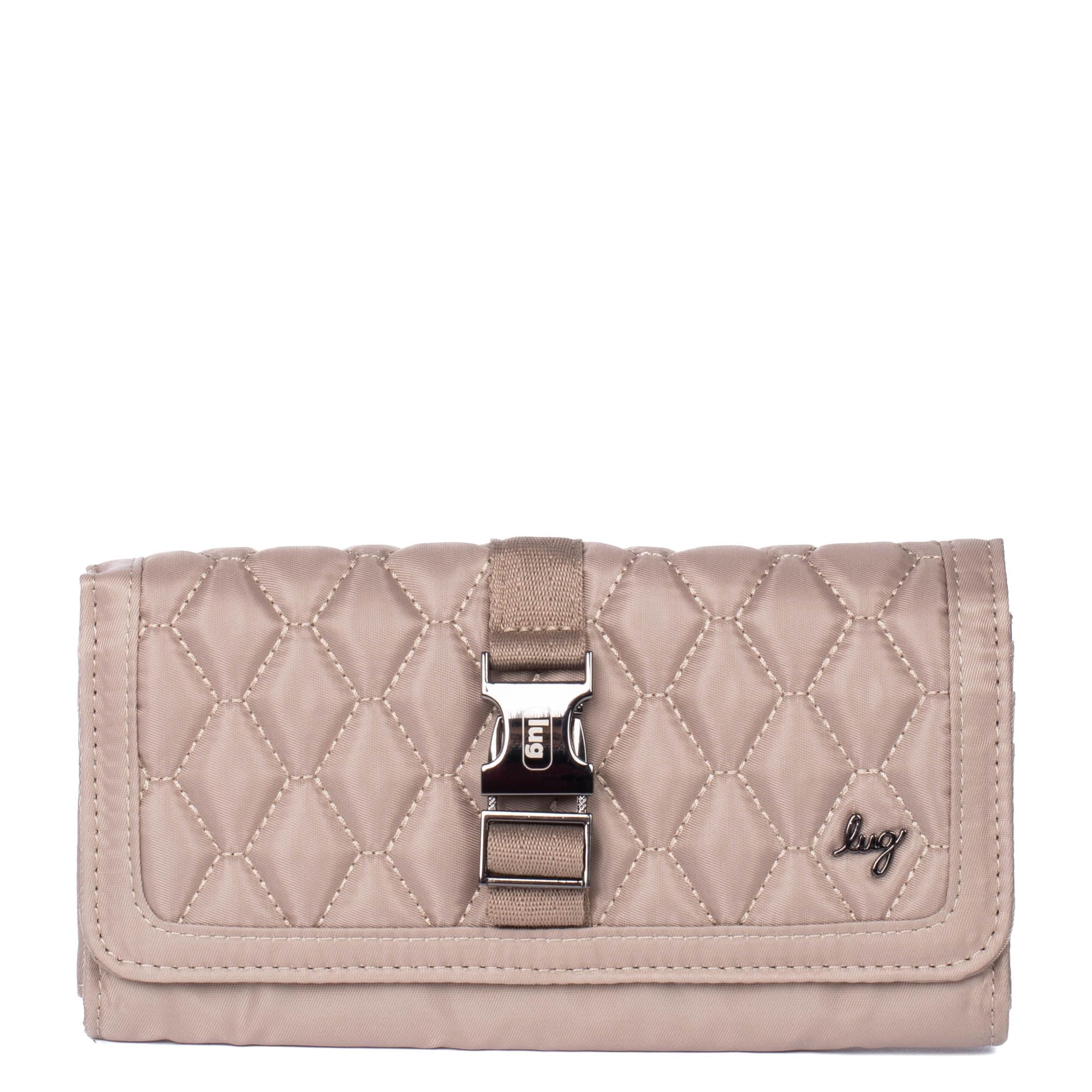 Lug Throttle RFID Wallet, SAND