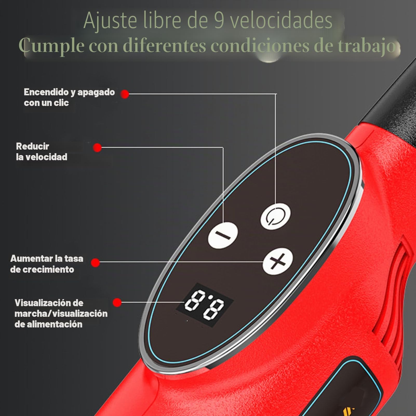 Kit Vibratorio de Regla de Hormigón Eléctrica, Regla de Nivelación de Superficie de Hormigón, Funciona con Batería, Regla alisadora de superficies de hormigón eléctrica inalámbrica ,1.5m-2Battery