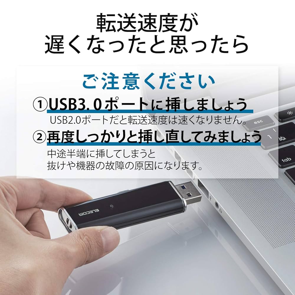 Amazon.co.jp: エレコム 外付け ポータブルSSD 500GB USB3.2