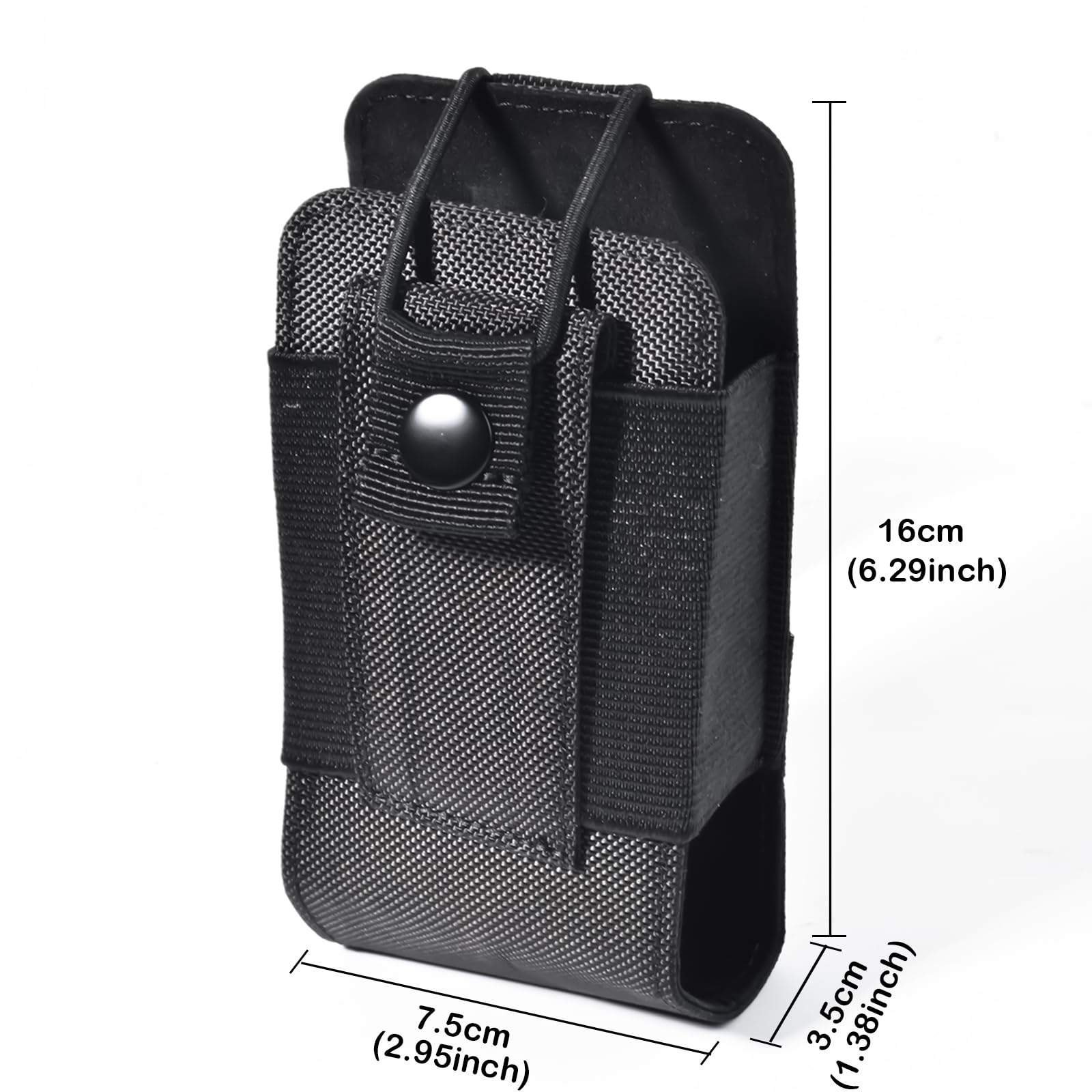 UAYESOK Pochette Molle pour Radio, Support pour Talkie Walkie Étui Poche Radio pour Ceinture de Security pour Motorola Baofeng Kenwood (molle03)