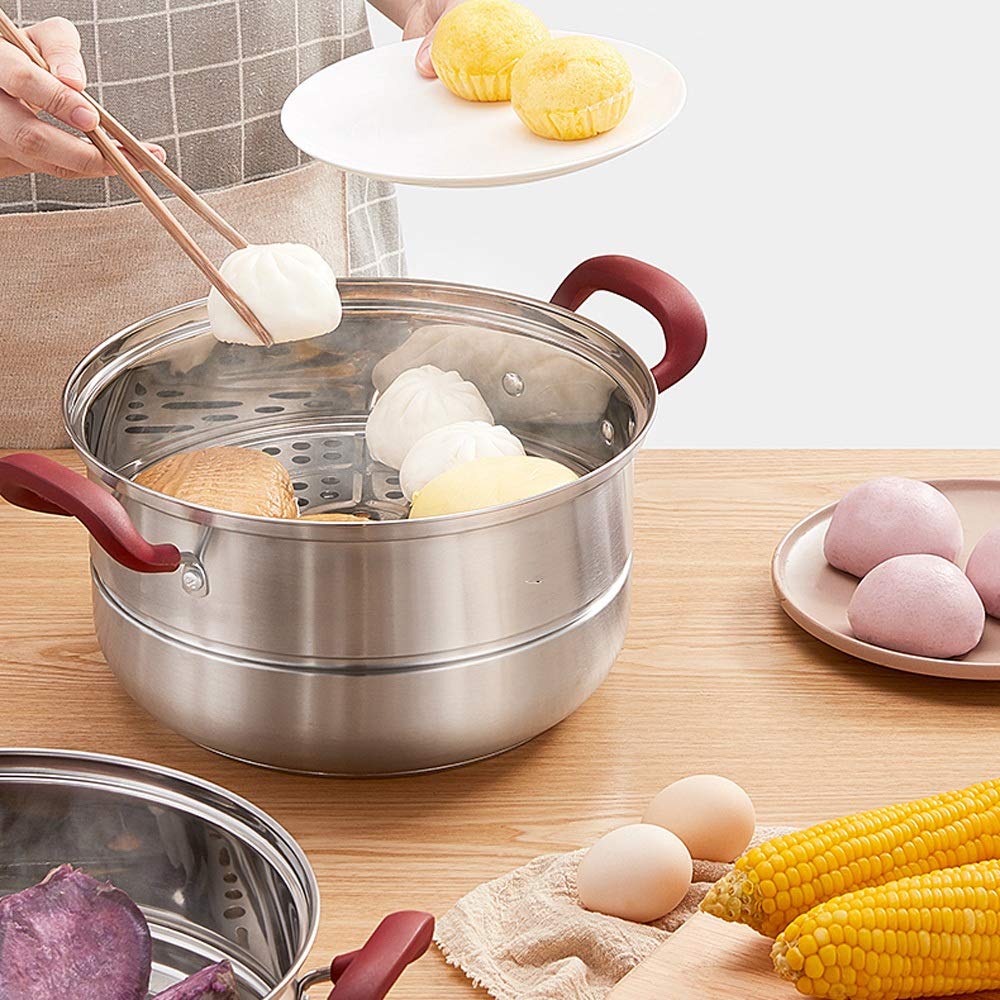Vaporera multifunción de Acero Inoxidable, Olla de Vapor, Utensilios de Cocina for el hogar, vaporeras, Herramientas de Caldera, Cocina de inducción