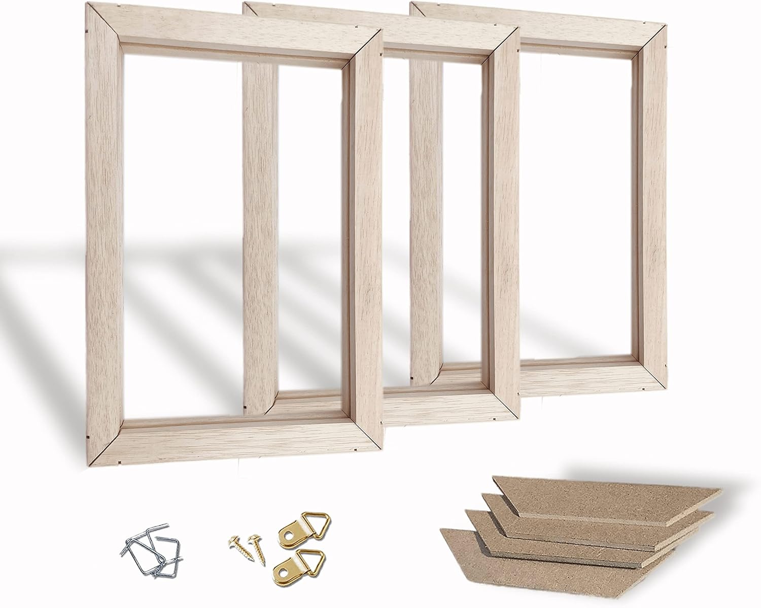 Premium DIY Wood Canvas Frame Kit Thick Stretcher Bars (3