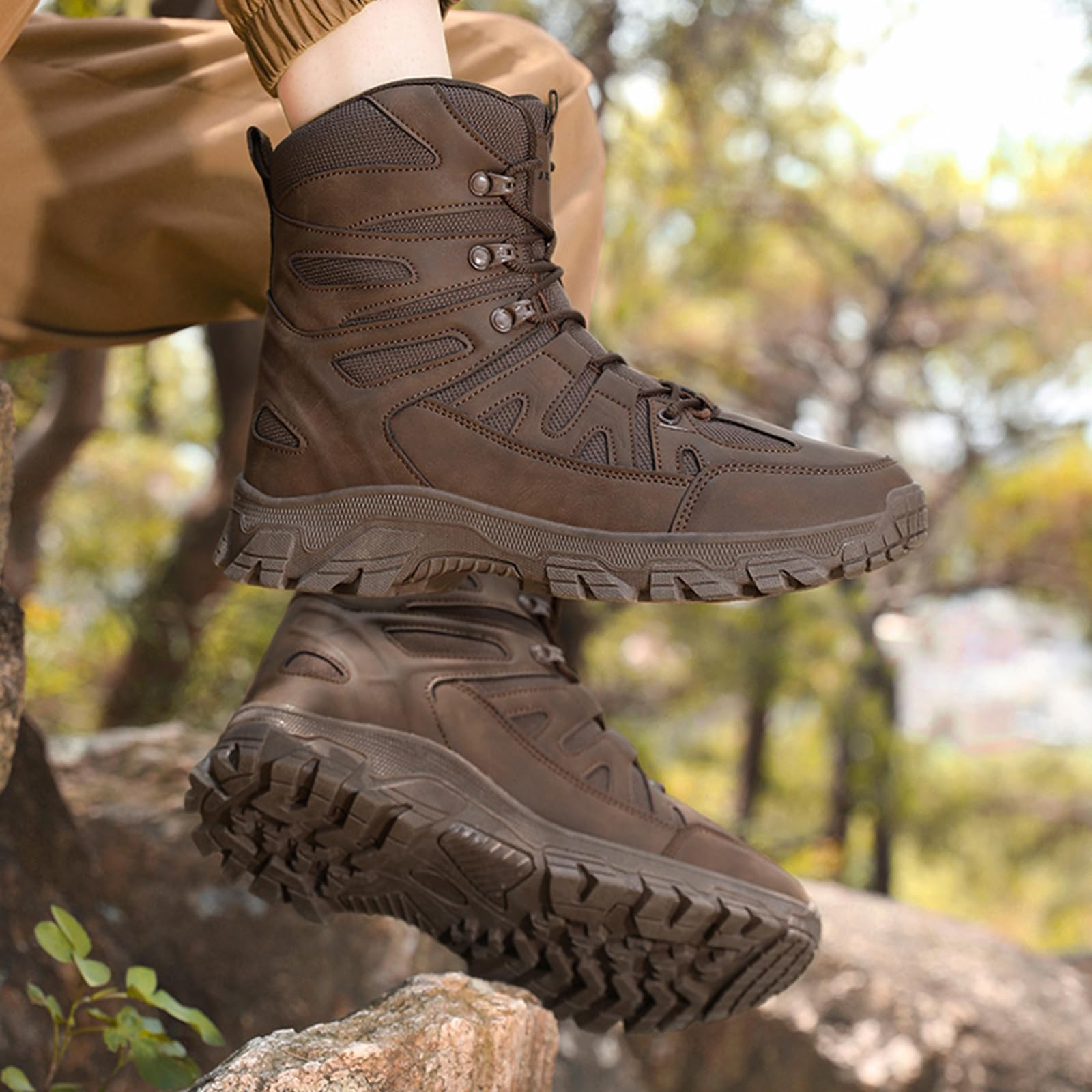 Męskie buty bojowe High-Top do wędrówek, butów treningowych