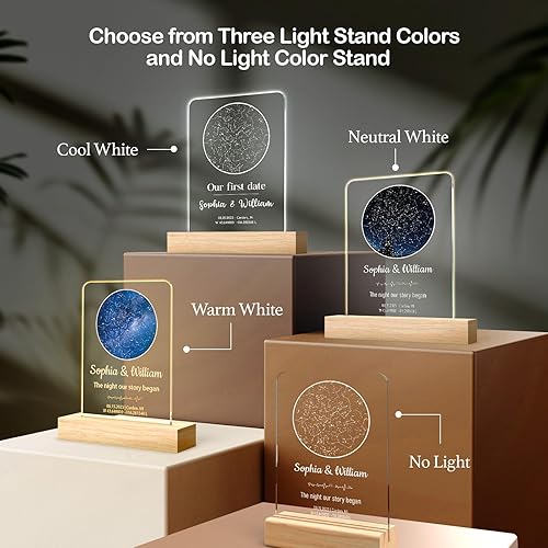 Miniatura 25 de Placa de canción con imagen – Marco de fotos personalizado – Placa de Spotify, canción acrílica personalizada con foto y texto, placa de canción