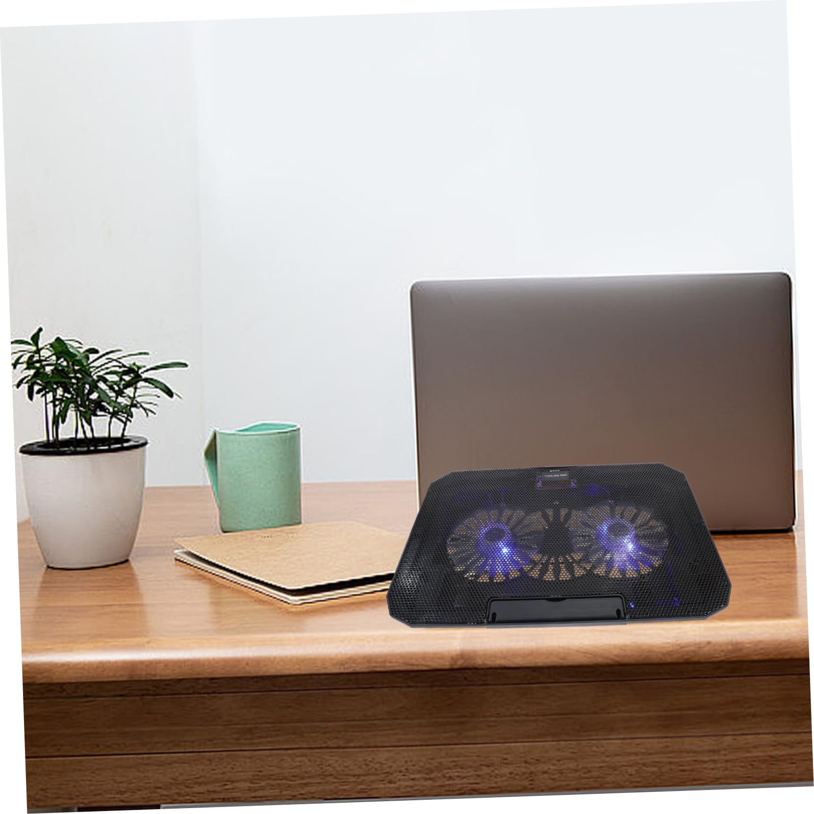 Soporte Refrigerante Portátil para Portátil Ventiladores Silenciosos USB y Base