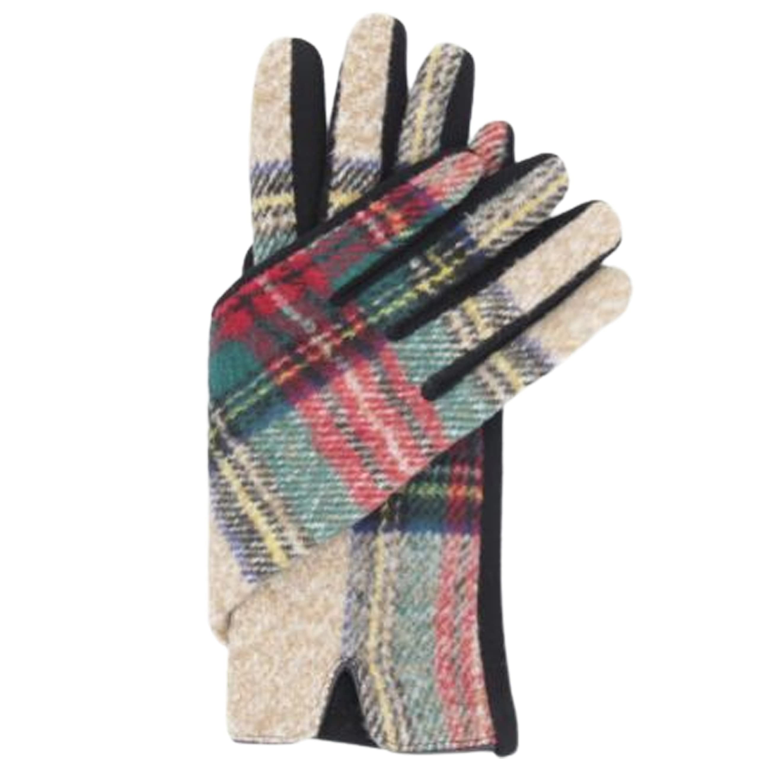 GenericRoyal Stewart Tartan Women Winter Gloves Touch Screen Fleece Warm Comfy Soft Check Design