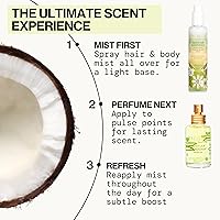 Vista 221 de Pacifica Beauty, Wanderlust - Juego de prueba de perfume en aerosol, vainilla isla, 5 aromas, juego de regalo de muestra de fragancia, aceites