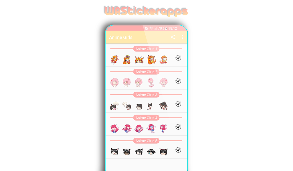 WAStickerApps Cute Anime StickersAmazon.inAppstore for Android