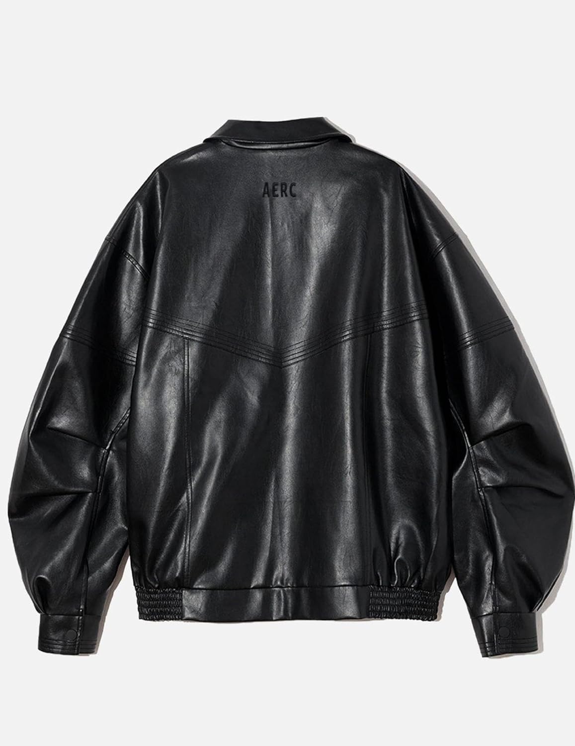 ジャケット・アウター 90s short real leather bomber jacket Buy Vintage Black Leather Bomber Jacket, Oversized Bomber Jacket