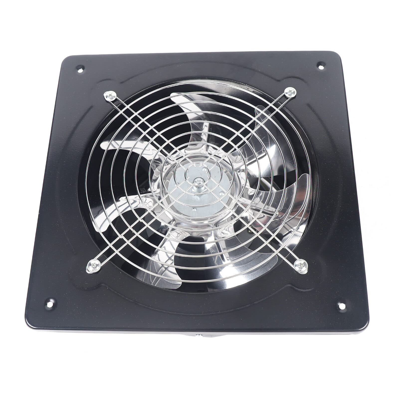 Axial Industrie Ventilator Ø 200 mm schwarz Abluft Zuluft Rohrlüfter Radial Rohr Lüfter Absauglüfter Industrielüfter Absaugung Für Abluft Wand Fenster 850m³/h