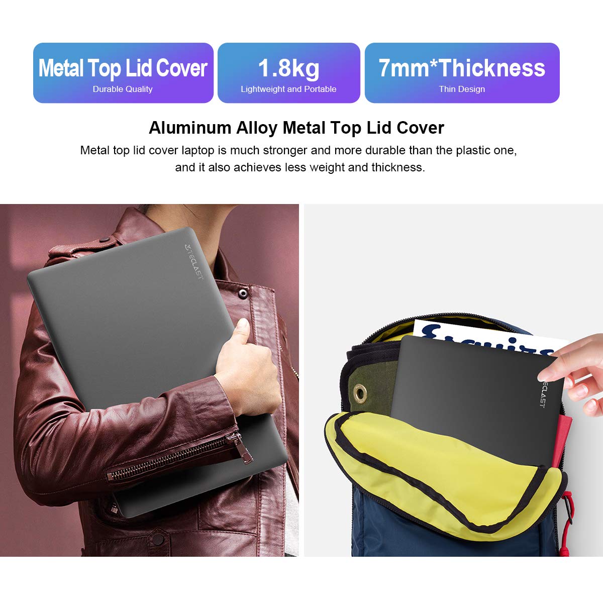 TECLAST 15.6 inch Windows Laptop, Thin Intel N4020 Traditional Laptop