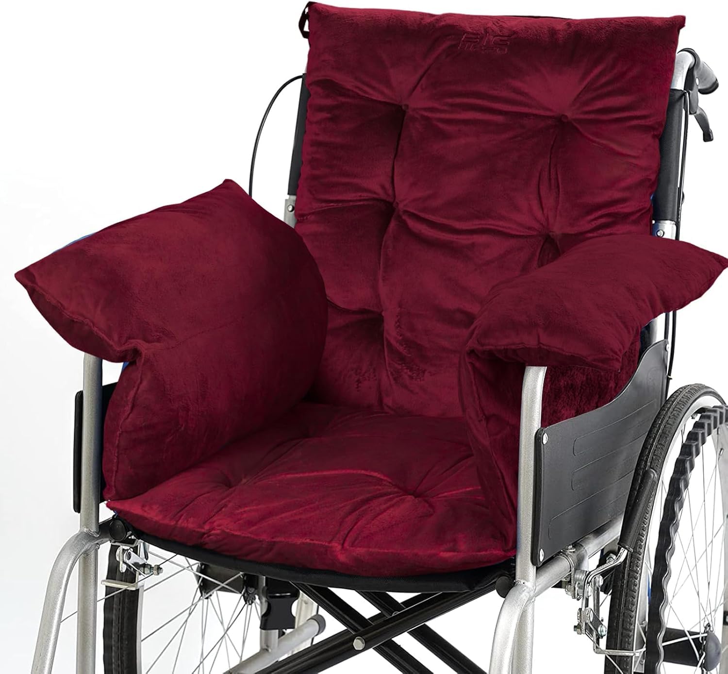 Big Hippo Wheelchair Seat Cushions, Comfortable Wheelchair Cushions for Pressure Relief, Soft Wheelchair Seat Cushions Pain Relief -17 ×17 Inches - Red