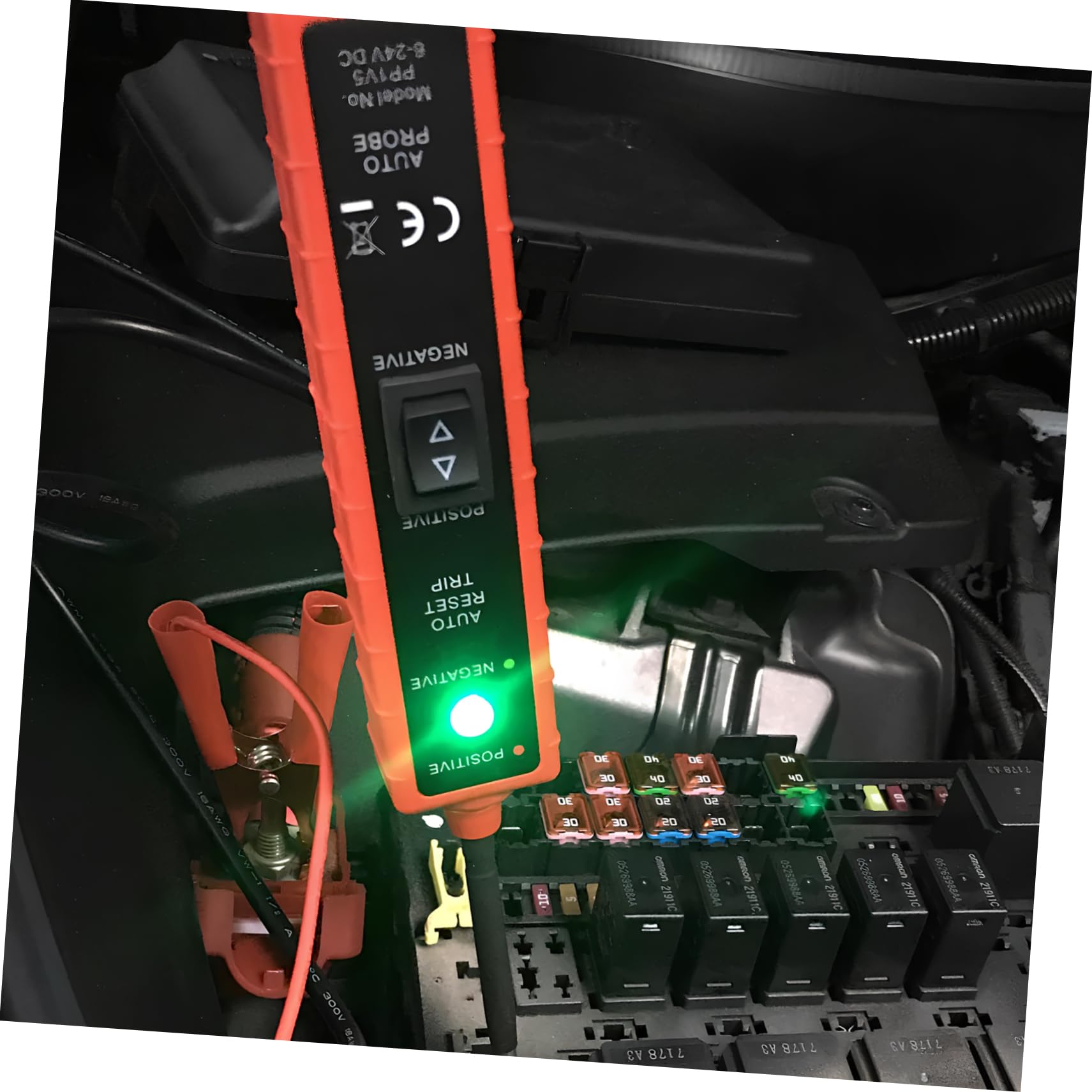 Zerodeko Probador De Circuitos Automotrices Dc Probador De Sondas De Circuitos De Potencia Herramienta De Sistema Eléctrico Para Pruebas De Mantenimiento De Automóviles