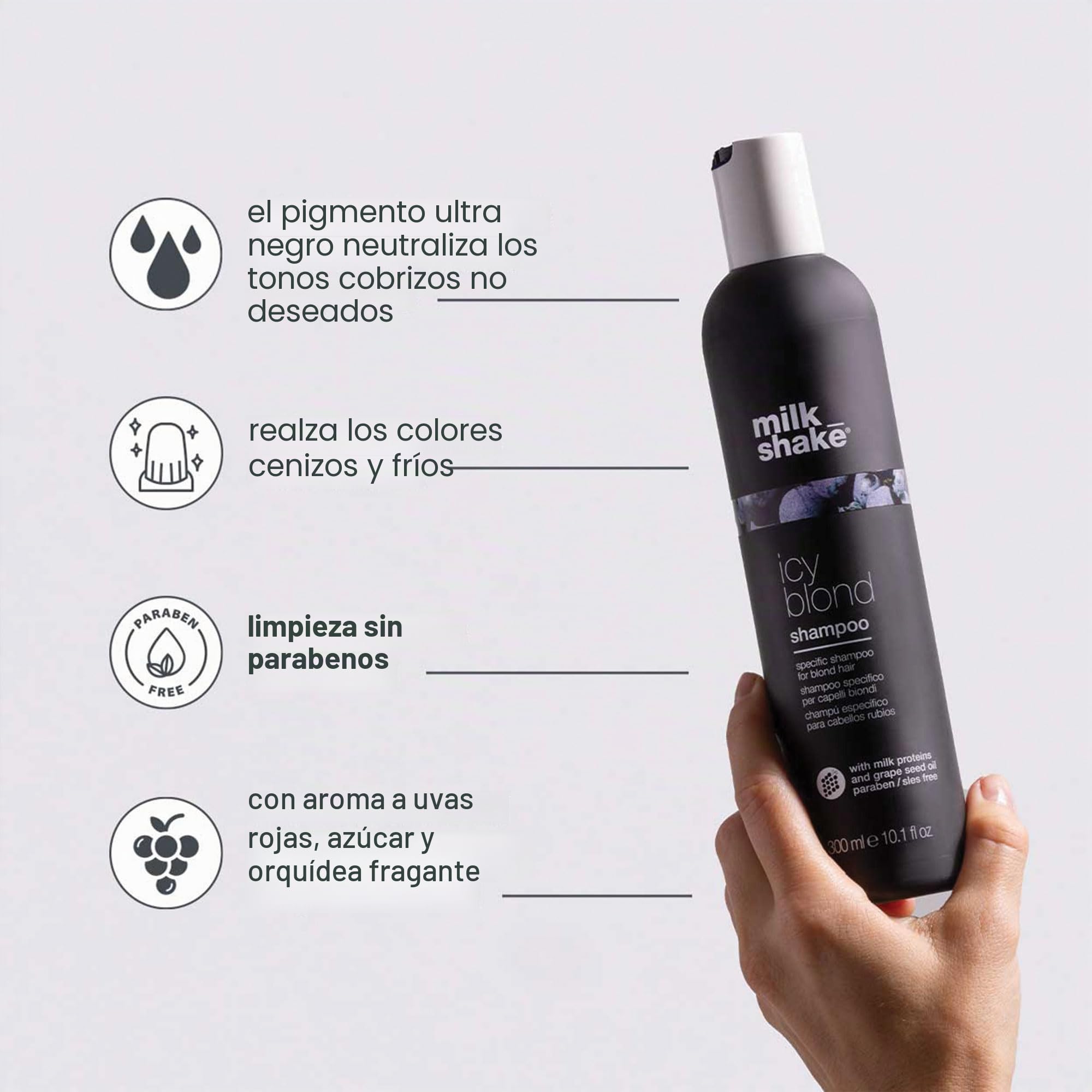 Milk Shake Icy Blond Champú 1000 ml