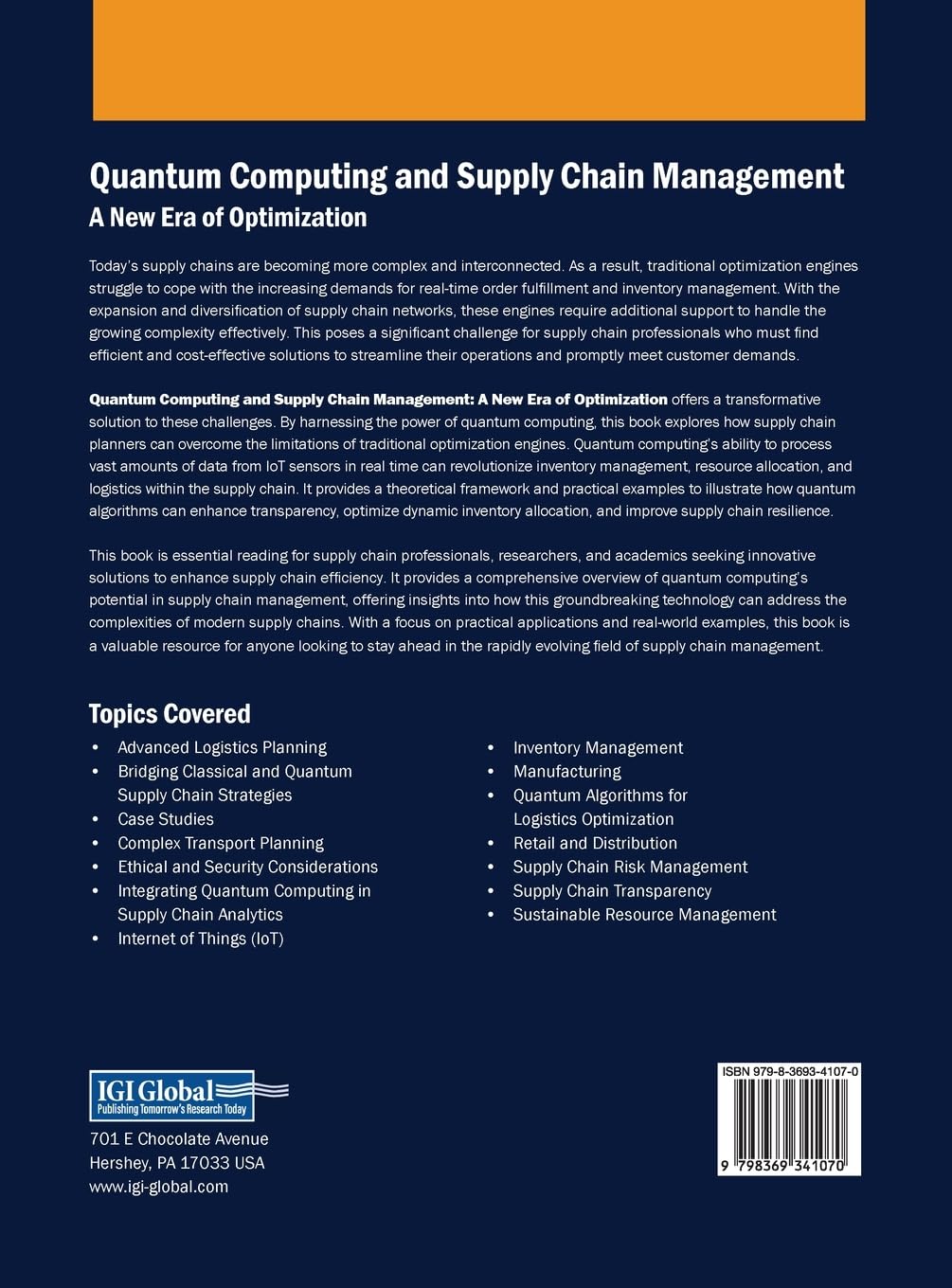 Quantum Computing and Supply Chain Management: A New Era of Optimization