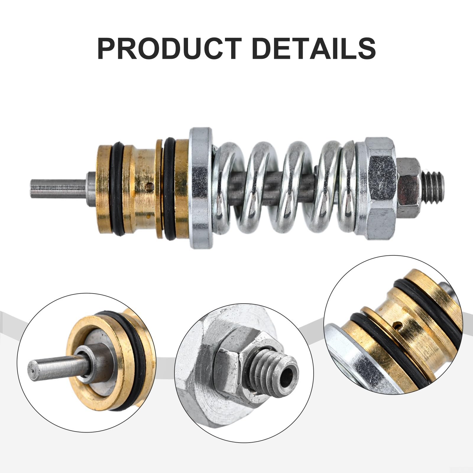 Kit de válvula de descarga para bombas de lavado de alta presión Homelite - Válvula de regulación de presión de metal compatible con modelos Himore y Black Max - 310924003