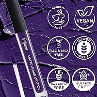 Vista 86 de Brillo de labios mate de larga duración.