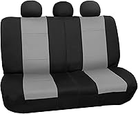 Vista 19 de FH Group - Juego completo de fundas de neopreno para asiento trasero dividido y delantero de respaldo bajo de auto/sedán/SUV, de neopreno, ajuste