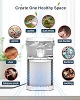 Vista 4 de Mini purificador de aire portátil