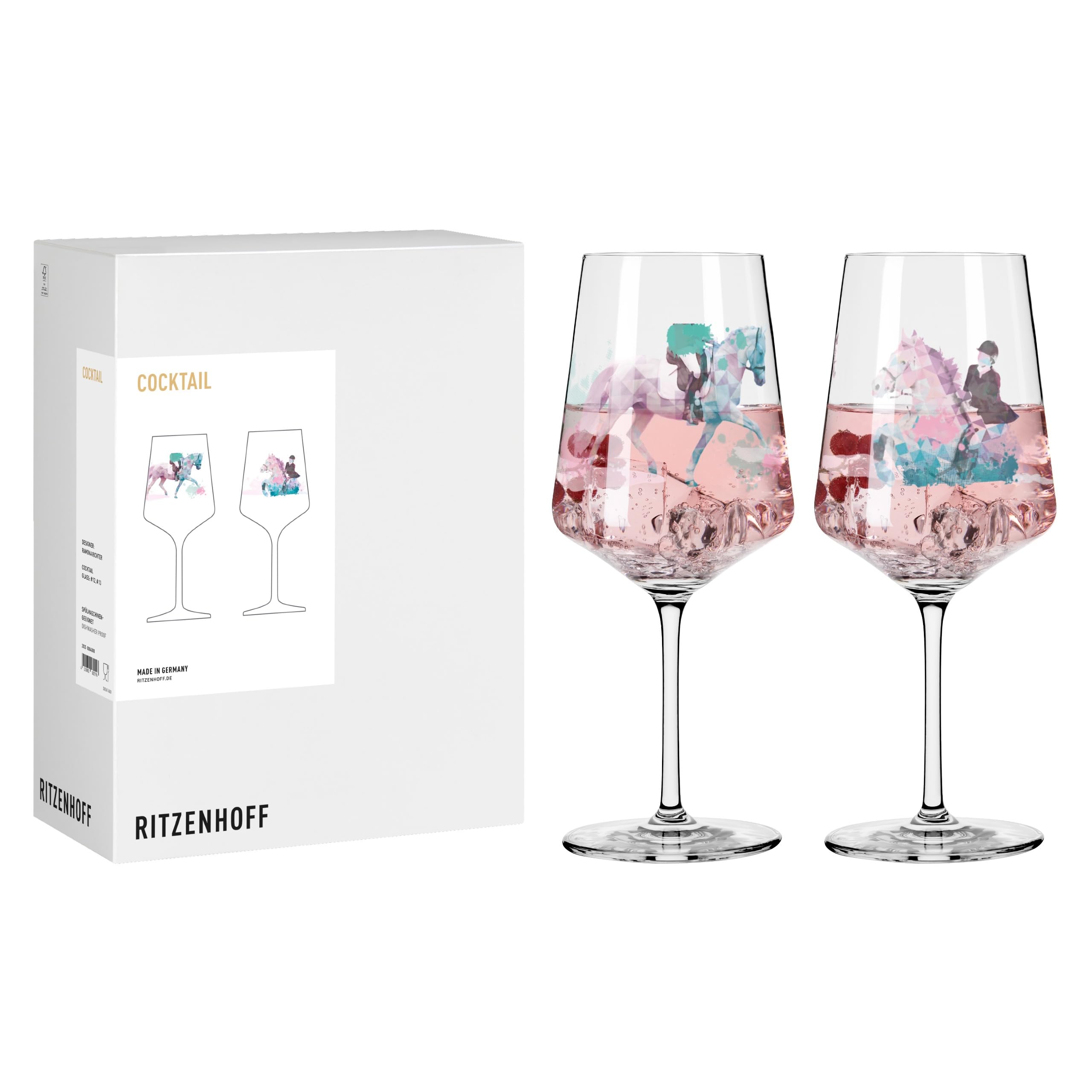 RITZENHOFF Set di 2 bicchieri da cocktail - 500 ml - Made in Germany