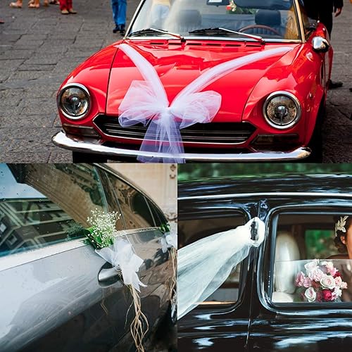 Miniatura 4 de Rollos de tul, carrete de tela de tul de 6 pulgadas, carrete de perno de tela de tul para boda, falda tutú, manualidades, decoración de fiesta de