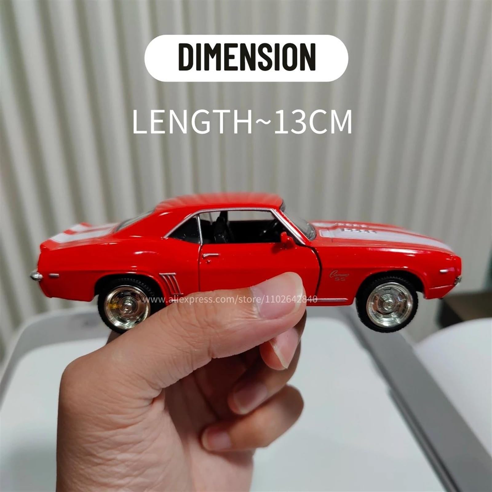 Amazon | ダイキャストカー 1:36 シボレーカマロ SS 1969 車モデル車