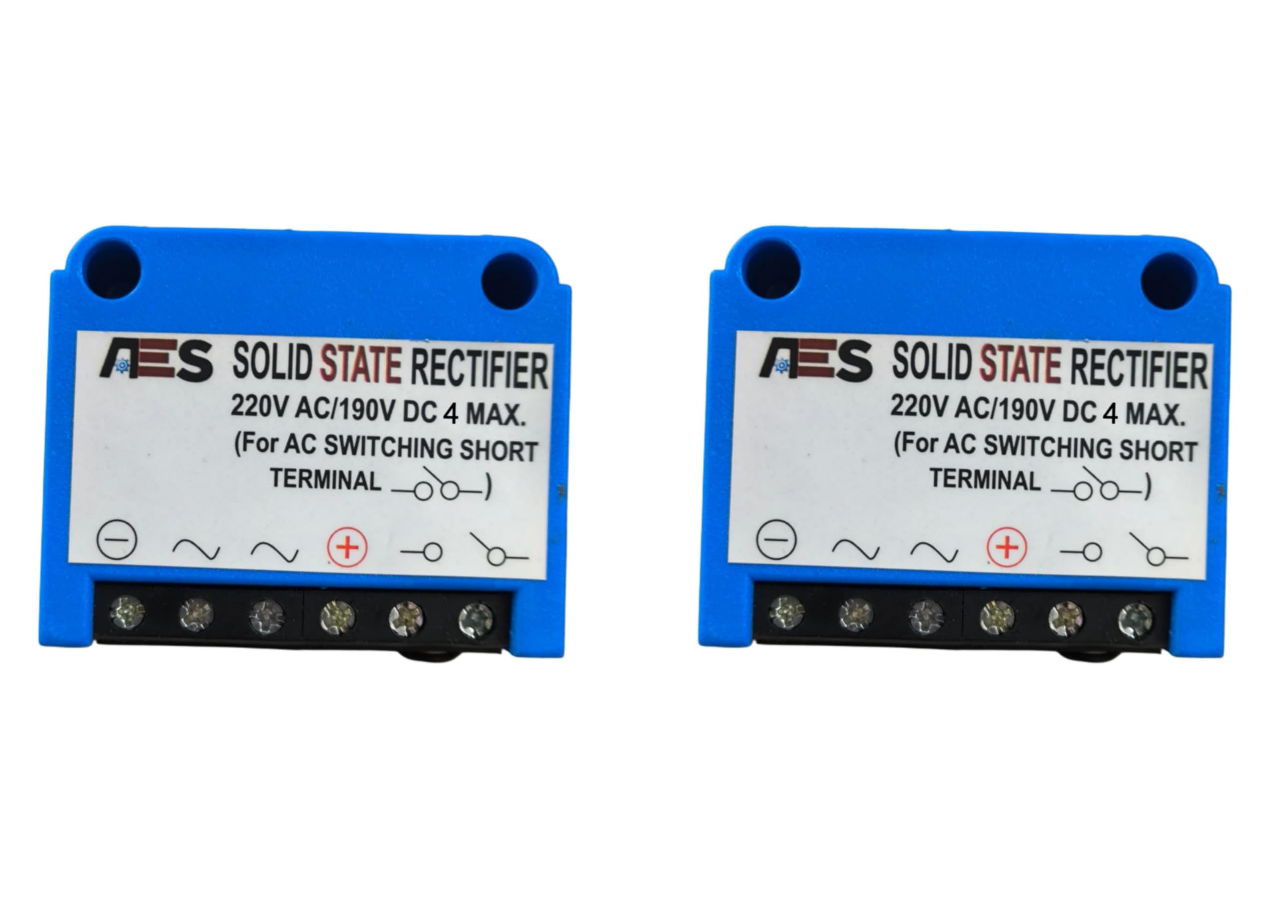 AES Solid State Rectifier 4AMP | Converts 220V AC to 190V DC | 190V DC Output - 4 AMP | Compact Plug and Play Converter | Compatible with UHD-MODLE | AC Switching Short Terminal | 45x55x25mm-image-45