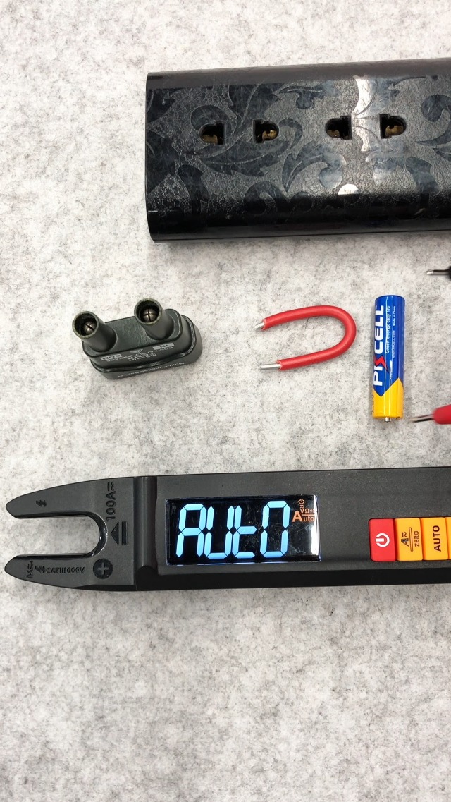 Image of AC DC Clamp Meter Open Jaw Fork Digital Multimeter Rechargeable Auto Range Electrical Tester Voltage Tester Pen NCV Amp Ohm Volt U-Shape Tester