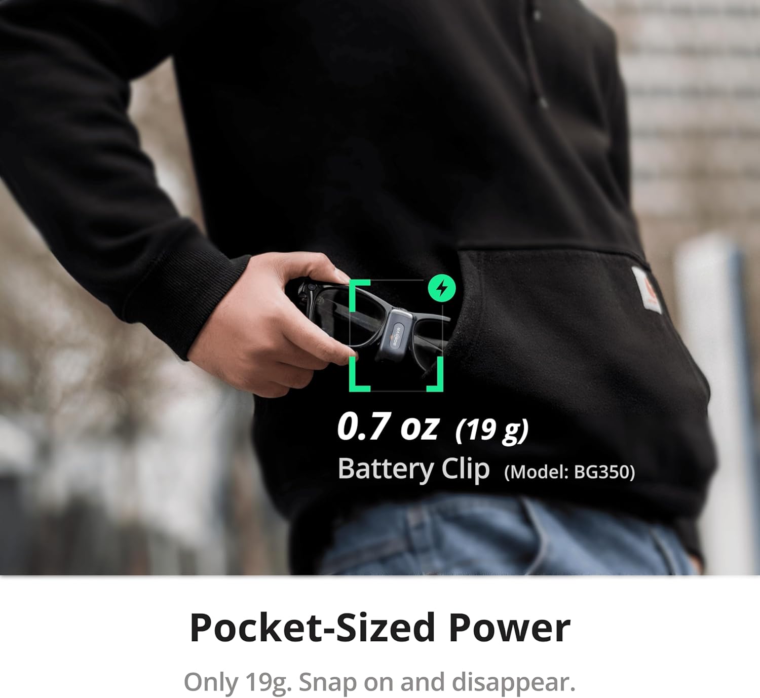 BOBOVR CG2 Charging Dock Accessories,Compatible with Ray-Ban Meta Smart AI Glasses & Oakley Meta HSTN, 3-in-1 Magnetic Charging Station with Portable Battery Clip and Travel Case