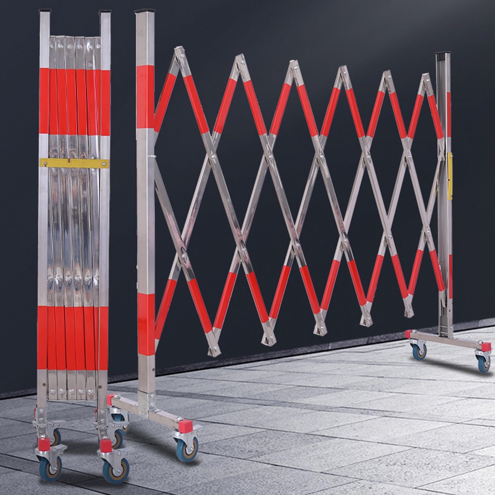Clôture de circulation rétractable pour sécuriser un garage ou une zone de chantier