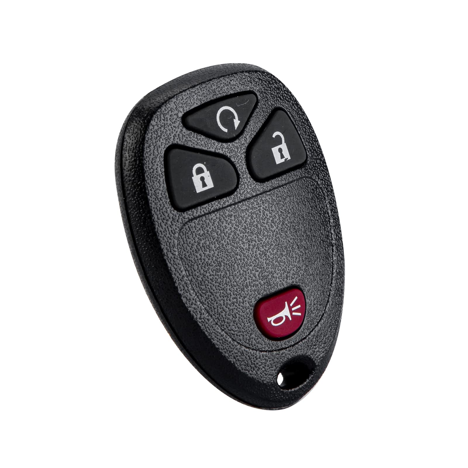 New Keyless Entry with Remote Start 4 Button Car Key Fob for 15114374 KOBGT04A Remote ;by AUTO KEY MAX (Single)