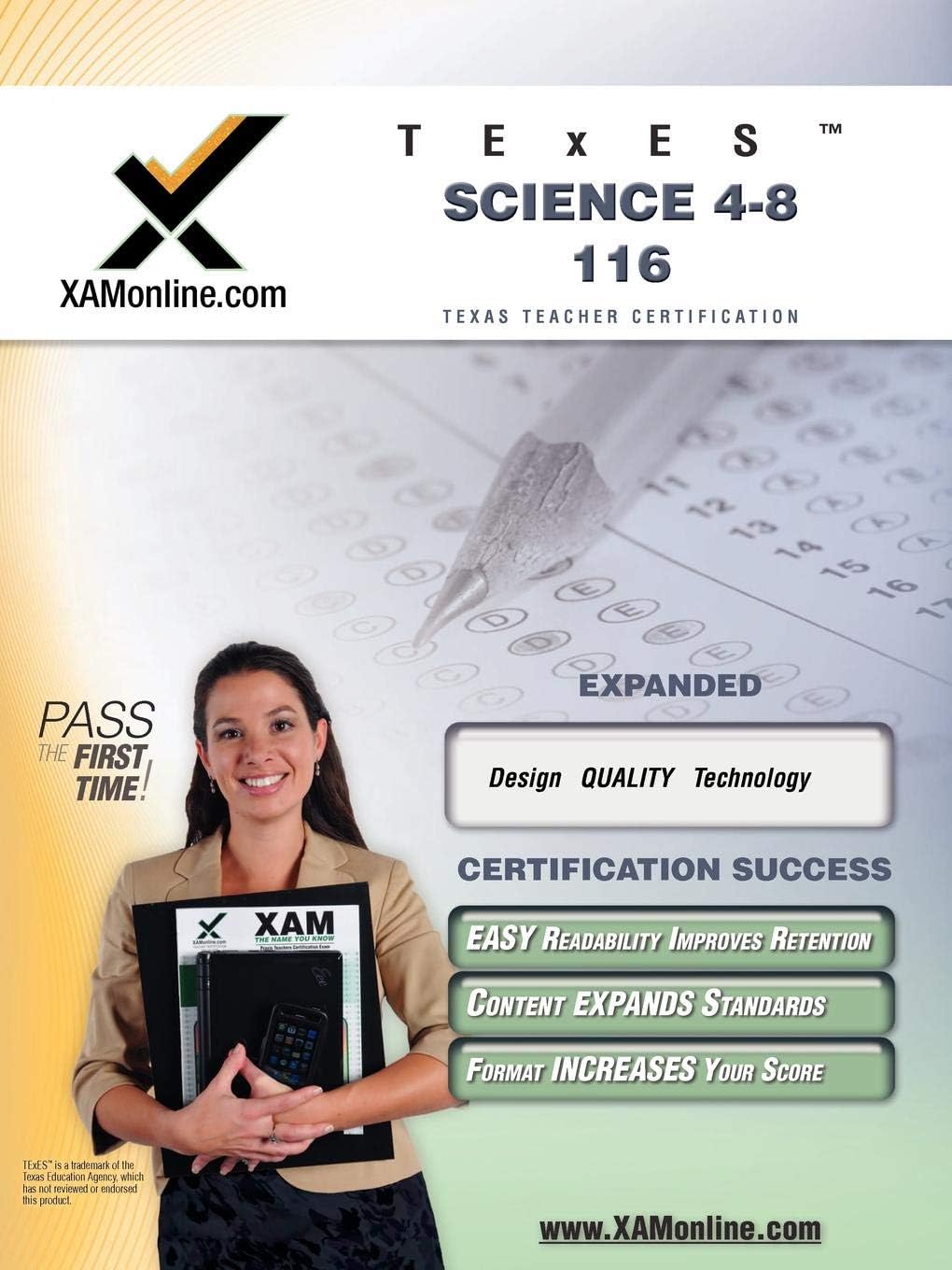 TExES Science 4-8 116 Teacher Certification Test Prep Study Guide (XAM TEXES) 0th Edition