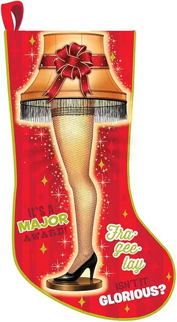 A Christmas Story Leg Lamp Stocking - Officially Licensed Holiday Gift