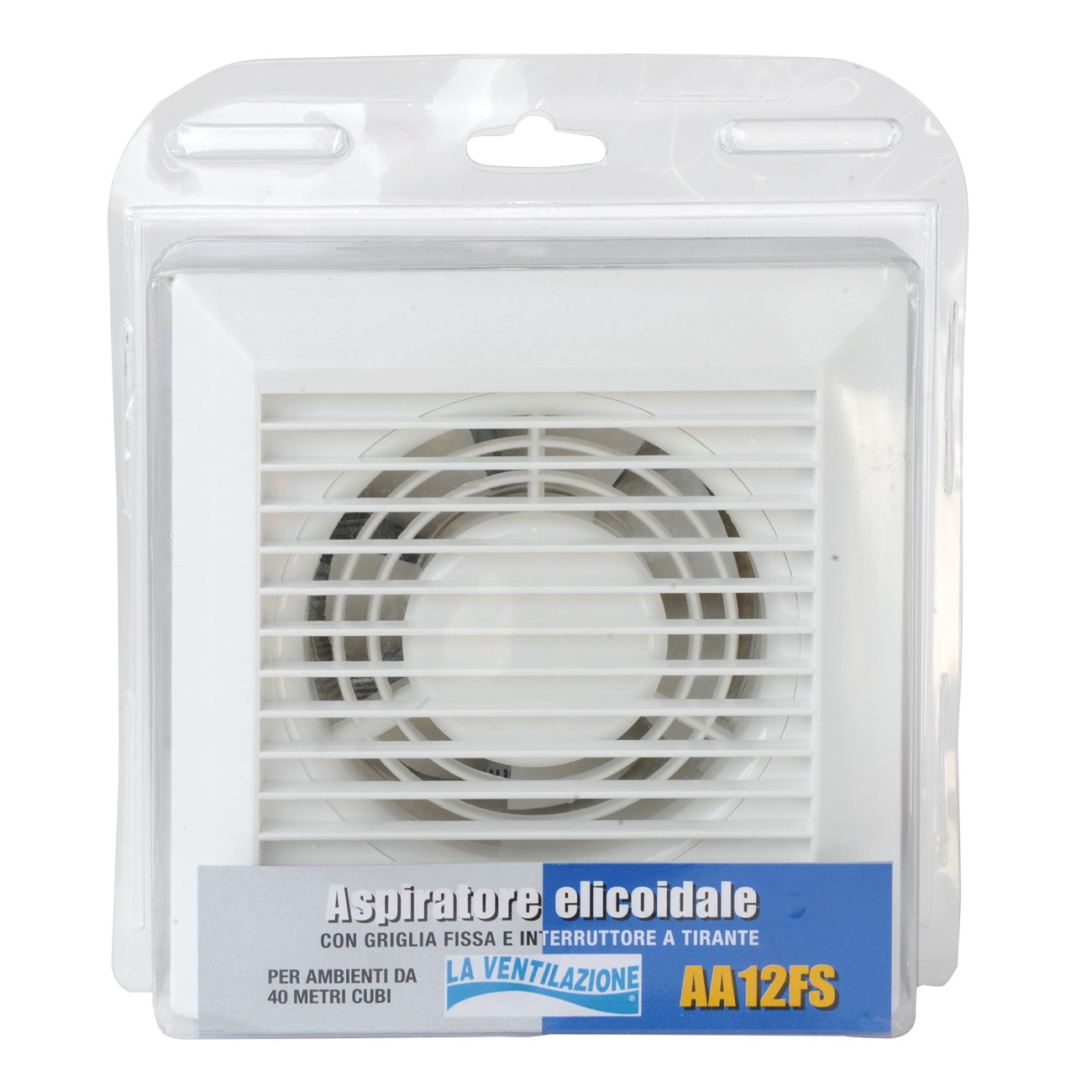 La ventilación aa12fs aspirador espiral con interruptor a tirante para Orificio diámetro 120 mm/5 "