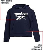 Vista 5 de Reebok Conjunto deportivo para bebé, 2 piezas, sudadera con capucha y pantalones deportivos (12M-7)