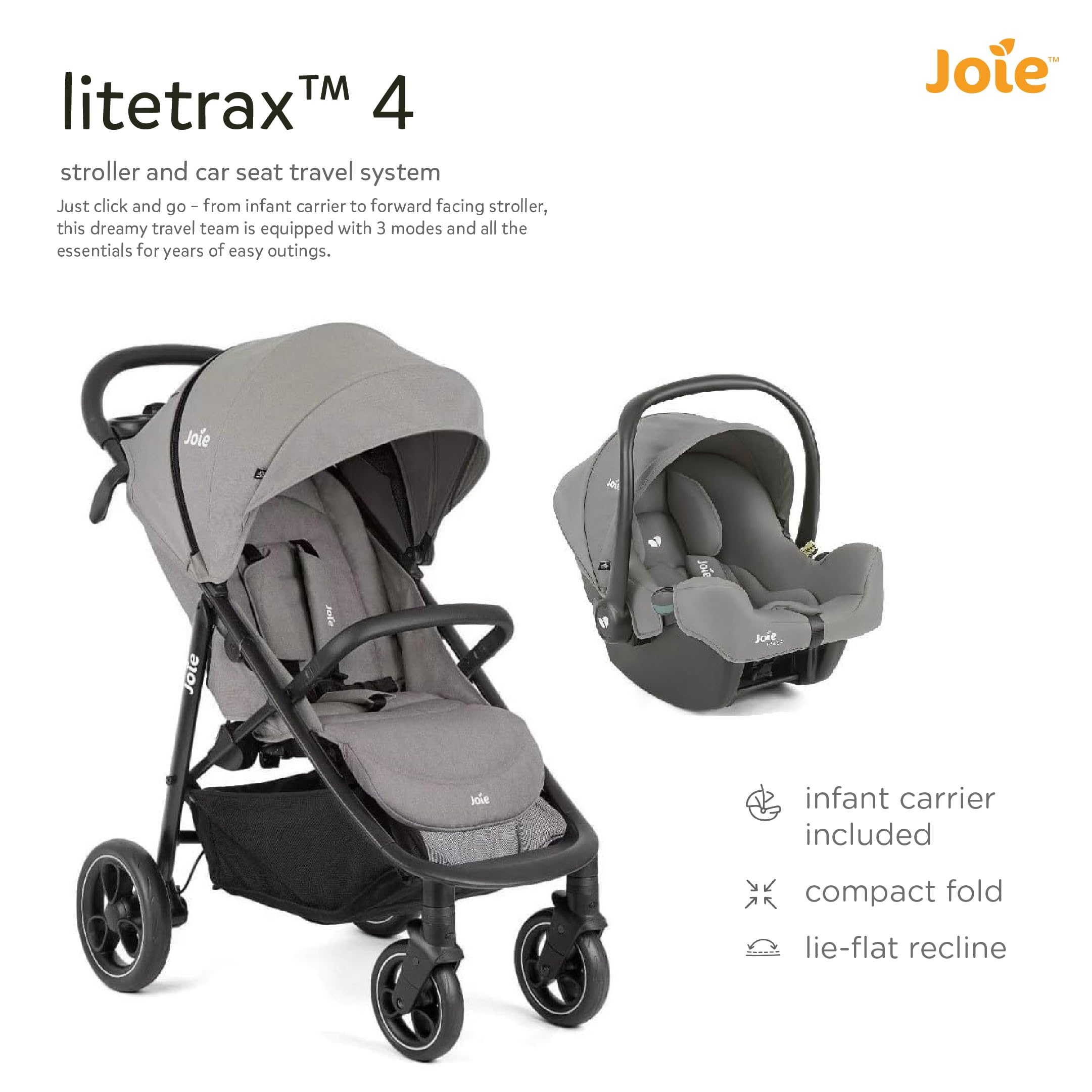 Joie Litetrax Travel System In Pram Infant Desertcart Cyprus