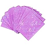 Premium Preferred Protection 100 Pink Holographic Card Sleeves Perfect Fit Shiny Trading Card Sleeves Standard Size Pokemon Sleeves | Fits Metazoo, Magic The Gathering, Pokemon, Dragon Ball Super