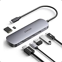 Anker Hub USB C 7 in 1 100W, Adattatore Type C Multiporta per Laptop