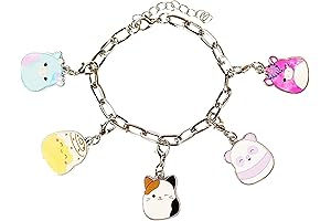 Squishmallows Girls Add-A-Charm Box Set: Collect, Connect, and Style