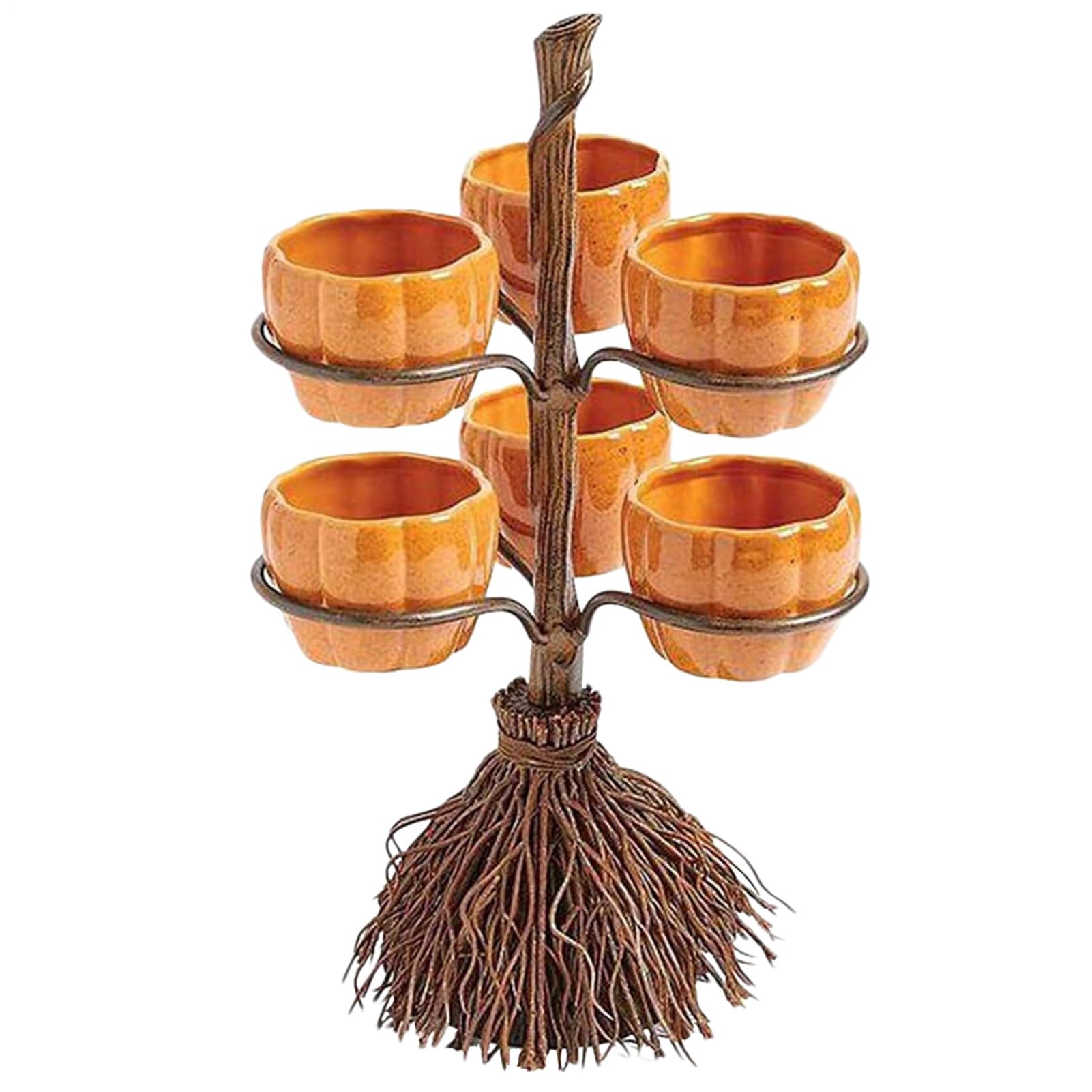 Bol de bonbons d'Halloween | Supports de bols à collation à la citrouille | Plat à friandises pour servir des collations Salade Dessert Fournitures de fête d'Halloween Décoration de la maison