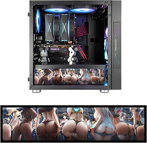 Vetroo Streetfighter - Póster de personajes con luces LED para computadora, PC, decoración Full HD 2K, función multimodo 9.8 x 3.1 pulgadas