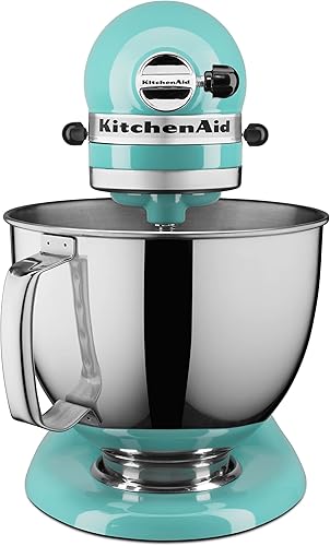 Miniatura 2 de KitchenAid KSM150PSAC Artisan Series - Batidora de pie con capacidad de 5 cuartos 47 litros incluye escudo vertedor
